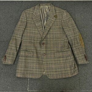 B406-K48-453 BURBERRY バーバリー ジャケット WOOL&CASHMERE メンズ 着丈約78cm/肩幅約49cm/袖丈約57cm