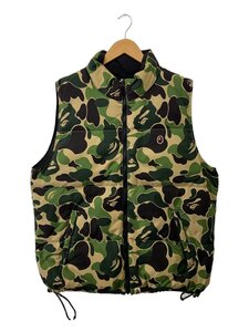 A BATHING APE◆23AW/Camo Down Vest/リバーシブル/ダウンベスト/カモフラ/001DNJ801010M