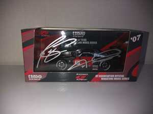 EBBRO SUPER GT XANAVI NISMO　Z テストカー　本山哲　リチャード・ライアン　サイン入り　1/43