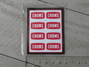 チャムス ステッカー mini CHUMS Logo CH62-0089 新品 防水素材