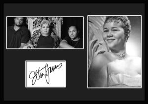 10種類!Etta James/エタ・ジェイムズ/サインプリント&証明書付きフレーム/BW/モノクロ/ディスプレイ (7-3W)