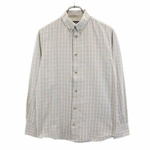 アーペーセー フランス製 チェック柄 長袖 ボタンダウンシャツ XS A.P.C. メンズ