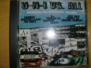 美品 U-N-I VS. ALL The Reepz MJG 8Ball Eightball Twista A+ McGruff Tracey Lee Canibus Lost Boyz Boyz 2 Men Cheeks Rakim