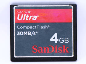 ★☆希少★【4GB】CFカード コンパクトフラッシュ SanDisk SanDisk Ultra 30MBs compactFlash ★中古良品☆★