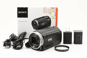 ★☆美品★ SONY ソニー HANDYCAM HDR-CX535 ブラック ビデオカメラ 元箱付属 #629☆★