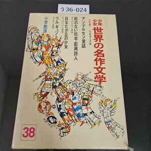 う36-024 少年少女世界の名作文学 38 北欧編1 アンデルセン童話・日なたが丘の少女 他 小学館