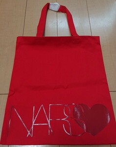 ★NARS ナーズ 限定ノベルティ トートバッグ 赤 ハード柄★新品 未使用 クリックポストにて発送