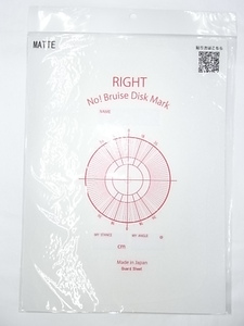 送料込み!!超大人気!!正規新品未使用品 24 RICE28 No! Bruise Disk Mark Sheet MATTE / デッキ保護シート / #14