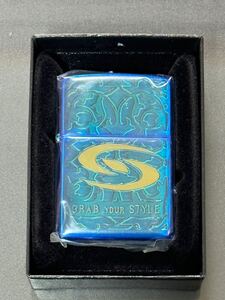 zippo マイルドセブン 両面特殊装飾 限定品 MILD SEVEN 年代物 2002年製 GRAB YOUR STYLE MEVIUS メビウス 特殊加工品 ケース 保証書