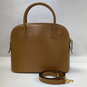 【1U74】 1円スタート CELINE / M95 ボリード ハンドバッグ ショルダーバッグ レザー ストラップ付き ブラウン