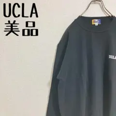 【極美品】uclaワンポイントロゴ刺繍スウェットトレーナー　黒　M