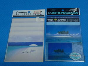 風景(カセット　インデックスカード)8枚セット/787　当時物新品/ 送料無料