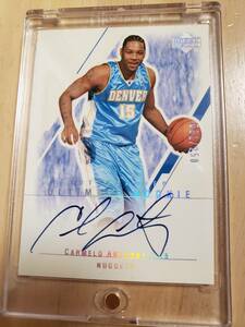 サイン 2003 -04 UD Ultimate Collection CARMELO ANTHONY RC Auto (#/250) / カーメロ アンソニー Autograph 