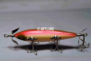 VINTAGE WOODEN LURE HEDDON （　4006-J2P）USA MADE #OLDLURE #ARTLURE_VINTAGE ＃ヴィンテージルアー