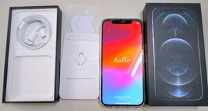 中古★美品★ワンオーナー品★外箱付★アップル純正ケーブル未使用★SIMフリー iPhone12 Pro 128GB　