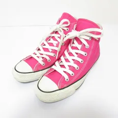 良品 CONVERSE コンバース ALL STAR 100 KATAKANA HI オールスター 100 カタカナ ハイ キャンバス スニーカー 1CL132 24.0cm ピンク レディース 古着 中古 USED