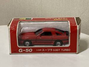 送料無料　ヨネザワ　ダイヤペット　G-50 トヨタスープラ 3.0GT ターボ (赤) 70スープラ　YONEZAWA TOYS Yonezawa Diapet 　ミニカー