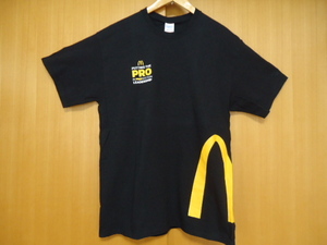 即決　ハワイ　Ｍｃ　マクドナルド　スタッフ　Ｔシャツ　黒色　Ｌ 