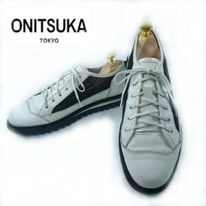 hws01379 オニツカ THE ONITSUKA 1183A692 スニーカー メッシュ バイカラー レースアップ メンズ