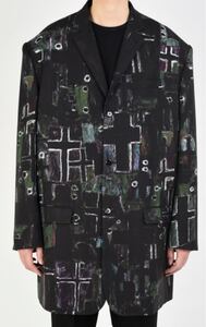 2020 S/S LAD MUSICIAN INKJET CROSS 3B BIG JACKET ラッドミュージシャン インクジェット クロス 3B ビッグジャケット 2120-317 極美品