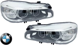 【M’s】 F45 F46 BMW 2シリーズ (2014y-2019y) 純正品 LED ヘッドランプ ヘッドライト 左右 正規品 パーツ 部品 63117391403 63117391404