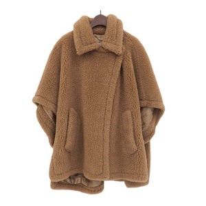 マックスマーラ テディベア ケープ レディース ブラウン MAX MARA 中古 【アパレル・小物】