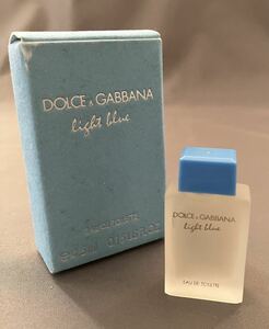 DOLCE &GABBANA light blue ドルチェアンドガッバーナ ライトブルー ミニ香水 4.5ml ほぼ満量