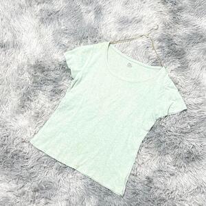 【GAP】ギャップ Tシャツ【L】ストレッチ summer レディース 緑系