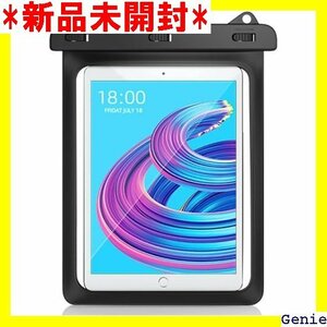 AZNABLE タブレット 防水ケース 12インチ i i Air Kindle 対応 お風呂 プール ブラック 87