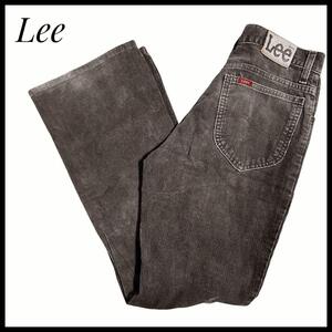 ボトムス　パンツ　LEE リー　ブラウン　コーデュロイ　ストレートタイプ　レギュラー　Mサイズ　31×32