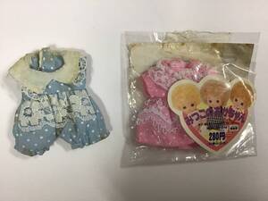 当時物 旧 タカラ リカちゃん みつごのあかちゃん ピンク ドレス 1990 未使用品 おまけ付