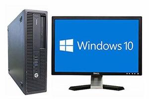 【中古】 hp デスクトップパソコン ProDesk 600 G1 SFF 液晶セット Windows10 64bit