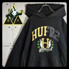 HUF　FR2　色欲兎　ビッグロゴ　スウェット 　プルオーバー　L相当パーカー