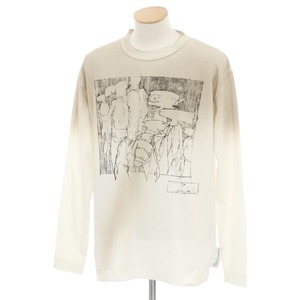 【中古】マークジェイコブス MARC JACOBS × FUTURA 2024年秋冬 コットンリネン オーバーサイズ 長袖Ｔシャツ【サイズS】