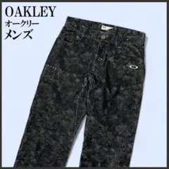 OAKLEY オークリー コーデュロイパンツ 総柄 ブラック 32