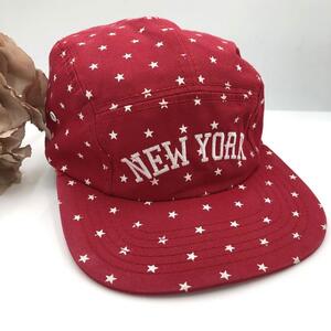 NEWERA ニューエラ 帽子 キャップ 赤 NEW YORK ロゴ スター 星