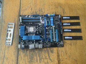 【マザーボード ASUS P8Z68-V PRO 】【CPU Intel Core i5-2500K 3.30GHz SR008 】【メモリTeam DDR3 1600 32GB 8GB×4】