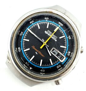 SEIKO 5 SPORTS SPEED-TIMER 7015-8000 SS 自動巻き 腕時計 動作品