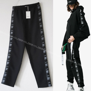 VETEMENTSヴェトモン2018SS SIDE TAPE LOGO SWEAT PANTSサイド テープ ロゴ スウェット トラック ラウンジ パンツトラウザーズXSデムナ