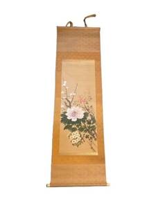 【1円スタート!!】四季花 渓月 造 花 年代物 日本古美術 中国古美術 美術品 骨董