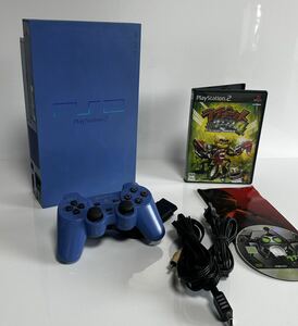 ★動作確認済み★ 本体 プレイステーション2 PS2 SCPH-39000 TB プレイステーション2 ラチェット＆クランク ブルー★SONY コントローラー 