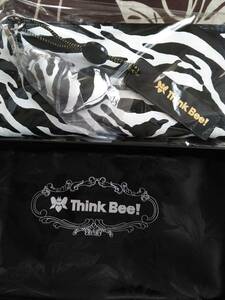 Think Bee!シンクビーゼブラ柄長財布　新品