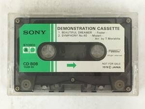 ■□T188 非売品 SONY CD-808 デモンストレーションテープ カセットテープ□■