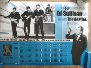 ビートルズ Beatles　「エド・サリバンショー」 ポスター