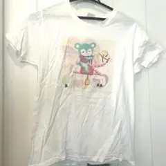 レトロアニマル　Tシャツ　ManiaQ マニアック　ベア　テディ　パステル