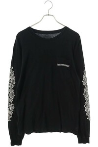 クロムハーツ 長袖カットソー DAGGER EYE CHART L/S サイズ:L バックダガープリント長袖カットソー 中古 SJ02