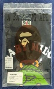 A BATHING APE★Tシャツ BABY MILO【MILO DOLPHIN】ブラック サイズS 新品未開封 エイプ ベビーマイロ アベイシングエイプ