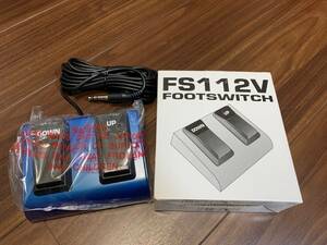 BEHRINGER FS112V フットスイッチ 2ボタン　UP/DOWN べリンガー　BOSS　V-AMP