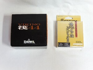 ☆DAIWA/ダイワ VIKING筏４４ バイキング 筏44 リール+SEAGUAR/シーガー 筏ちぬスペシャルⅡ 1.2号 100ｍ 新品未使用品☆　