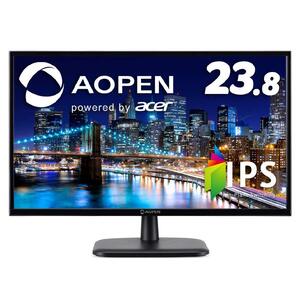 【中古】AOPEN モニター 24CL1Ybi 23.8インチ 75Hz 5ms IPS フルHD HDMI スピーカー無し VESA ディスプレイ